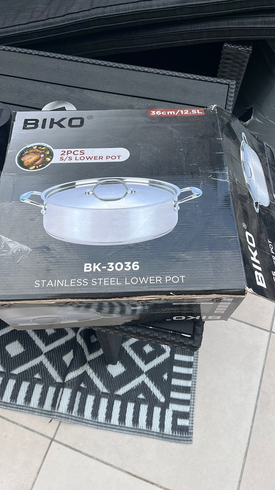 Paan BIKO NIEUWE een keer gebruikt  voor 20 euro mag weg, Huis en Inrichting, Ophalen of Verzenden, Zo goed als nieuw, Overige materialen
