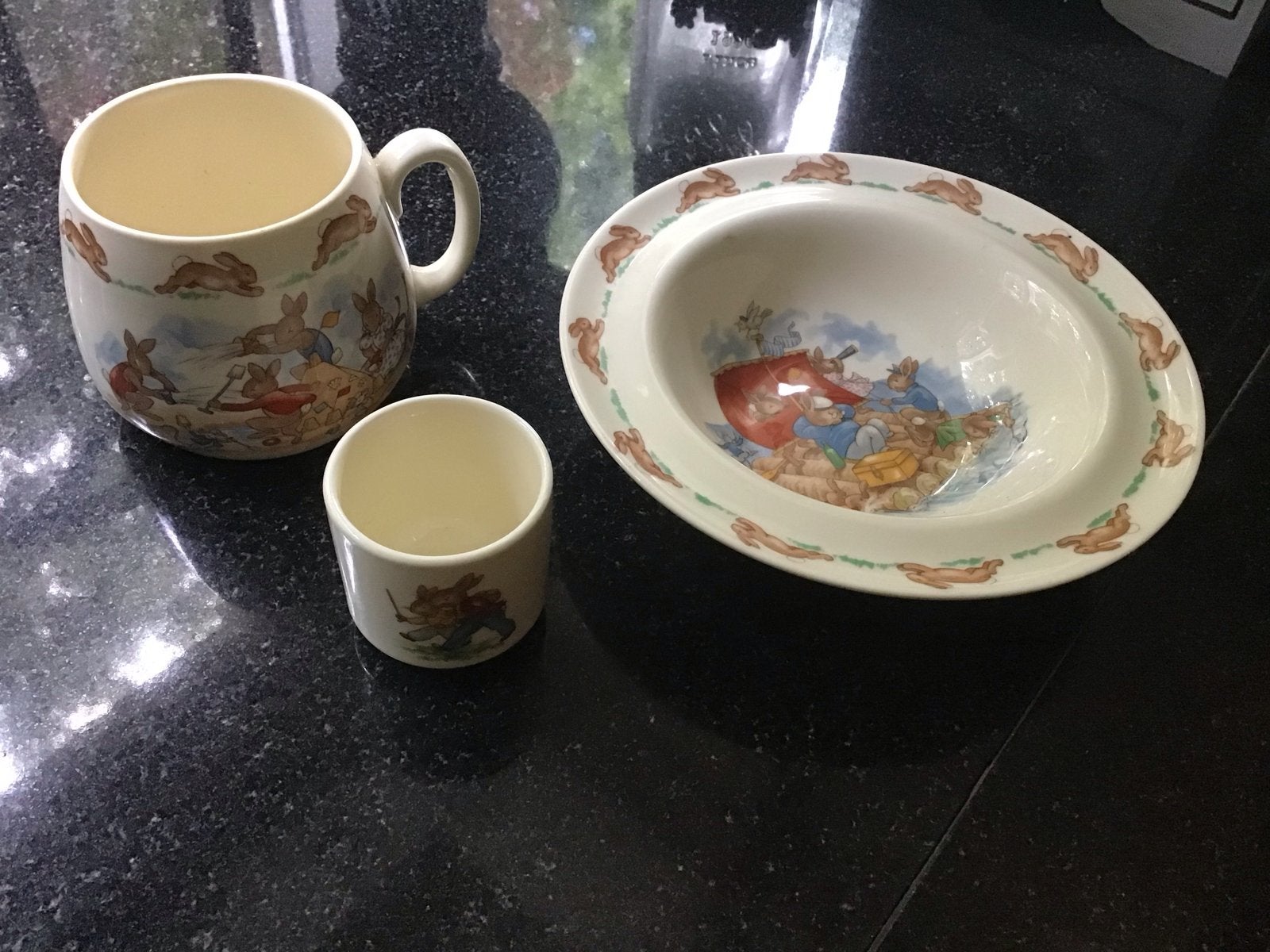 Vintage Royal  Doulton kinderservies perfecte staat, Ophalen of Verzenden