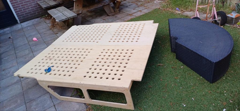 Opklapbaar bedframe voor buscamper/bedrijfsbus, Caravans en Kamperen, Camper-accessoires, Gebruikt, Ophalen