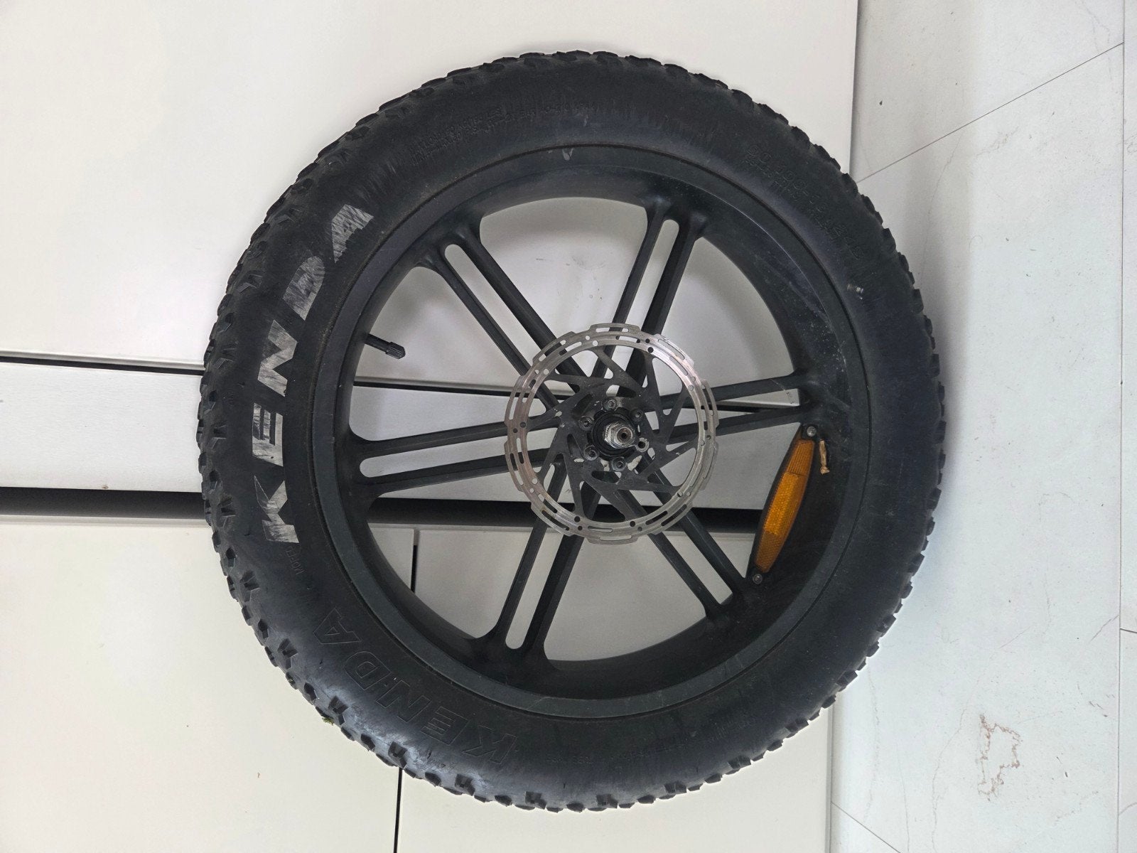 Ouxi Fatbike Voorwiel met Band en Remschijf, Wiel, Gebruikt, Ouxi, Ophalen of Verzenden