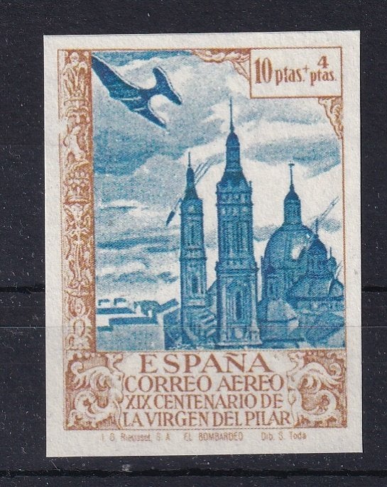 D12) 1940 Spanje Mi 883  F €130 MNH geen garantie, Verzenden, Postfris