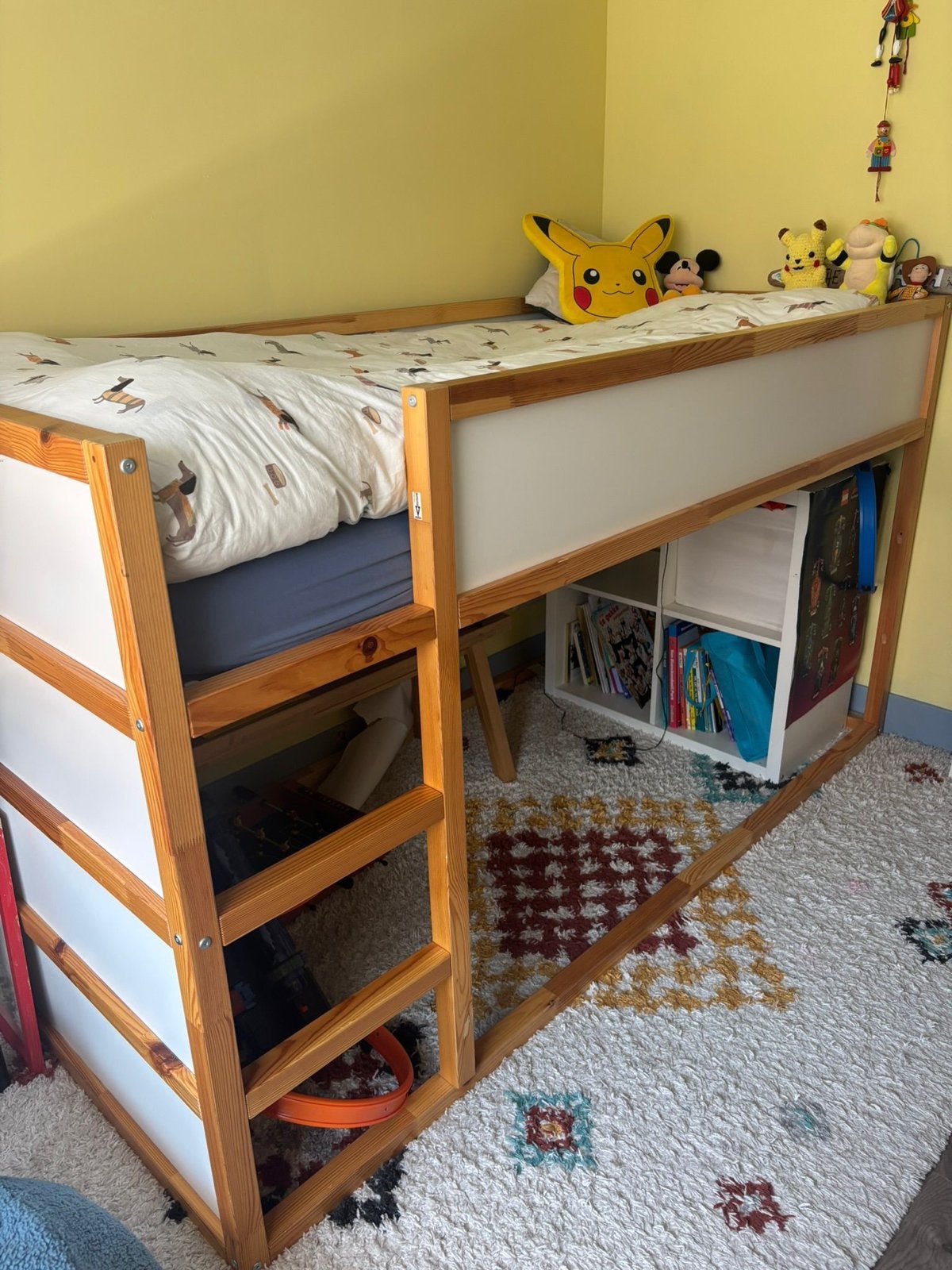 IKEA Kura omkeerbaar bed - Halfhoogslaper, Ophalen, 90 cm, Eenpersoons, Minder dan 160 cm