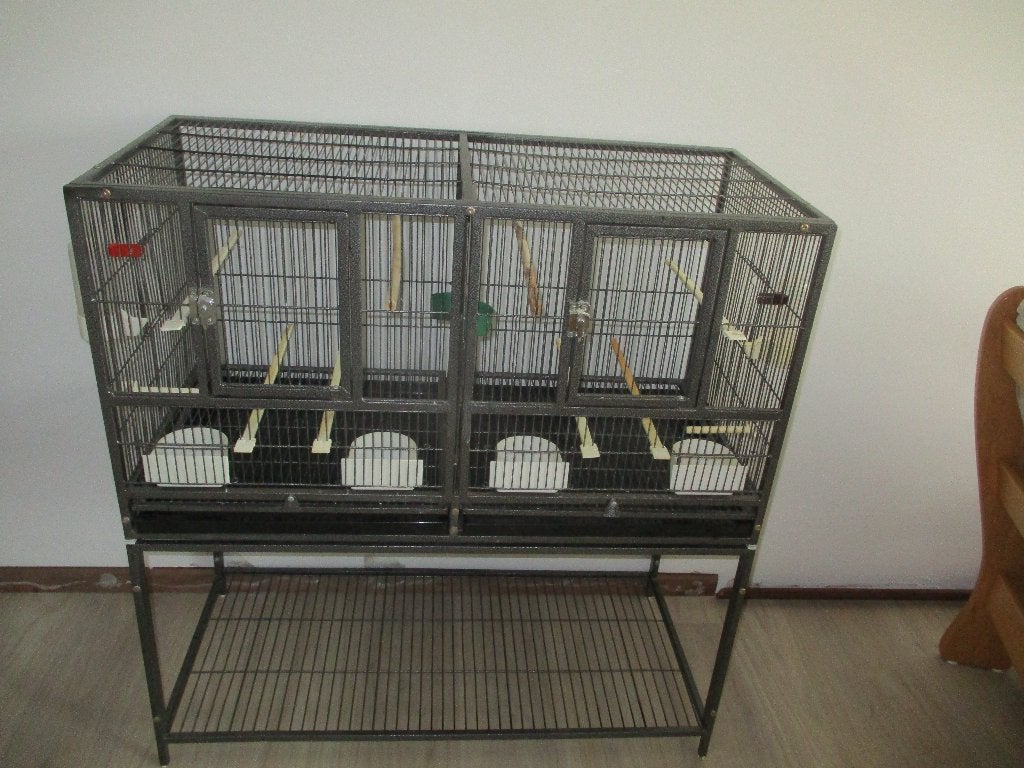 voliere     metaal, Dieren en Toebehoren, Ophalen, Zo goed als nieuw, Metaal, Vogelkooi