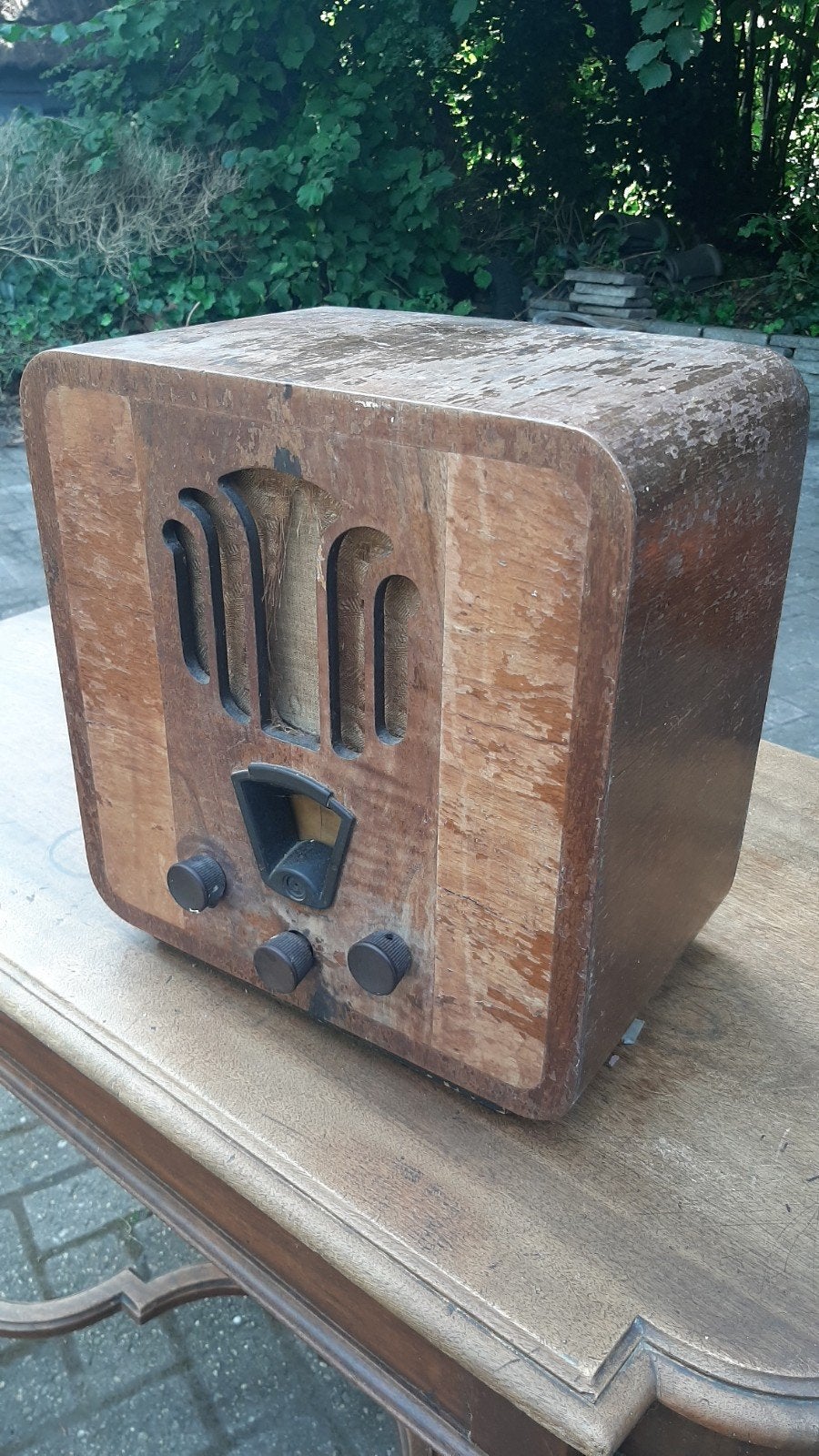 Vintage vooroorlogse radio - uniek verzamelobject, Antiek en Kunst, Ophalen of Verzenden