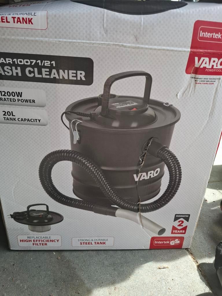 Varo AR10071/21 Ash Cleaner - 1200W, 20L Stalen Tank, Ophalen of Verzenden, Nieuw