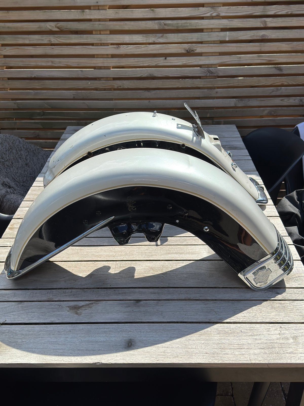 Harley Davidson spatbord voorkant, Ophalen, Gebruikt