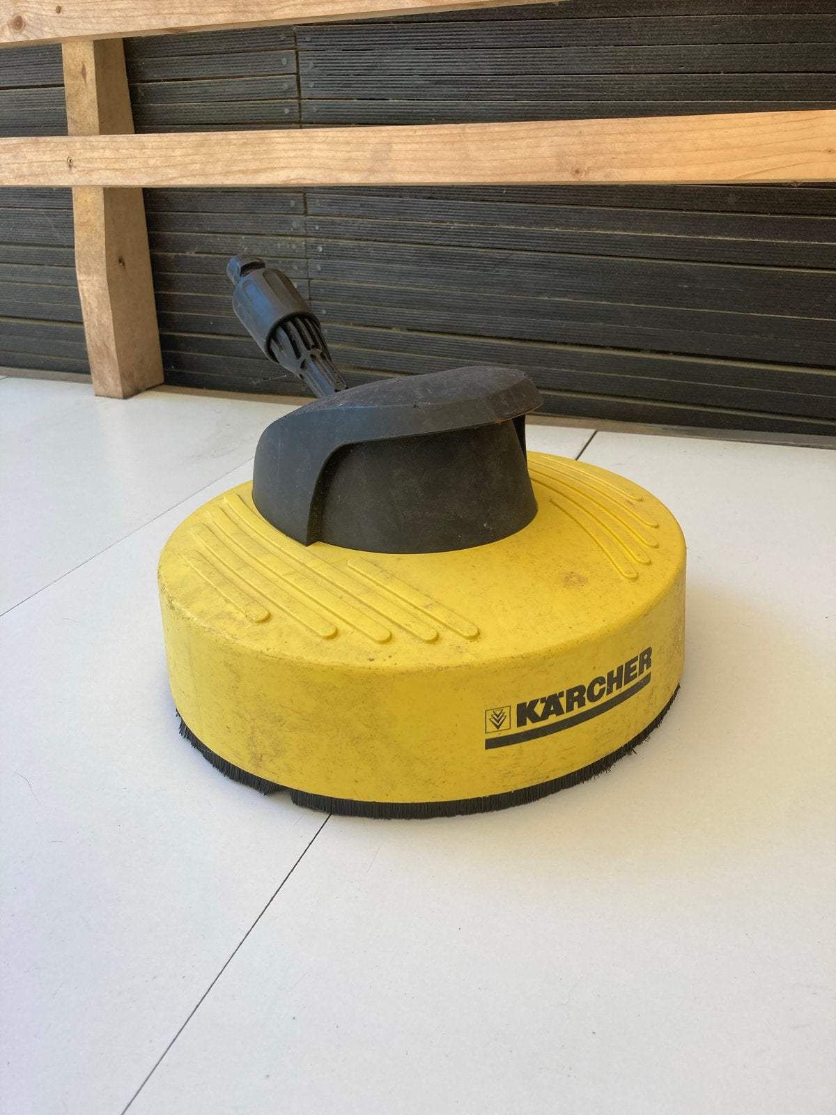 Kärcher terrasborstel voor hogedrukreiniger, Tuin en Terras, Ophalen of Verzenden, Zo goed als nieuw, Elektrisch, Met regelbare waterdruk