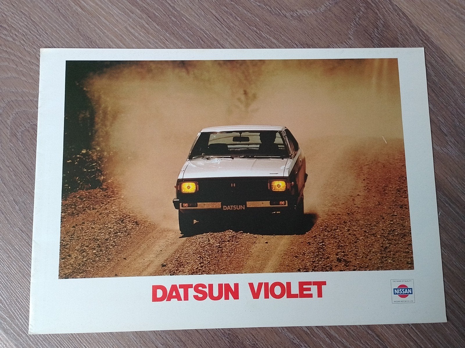 Datsun Violet autofolder, Ophalen of Verzenden, Nieuw, Nissan