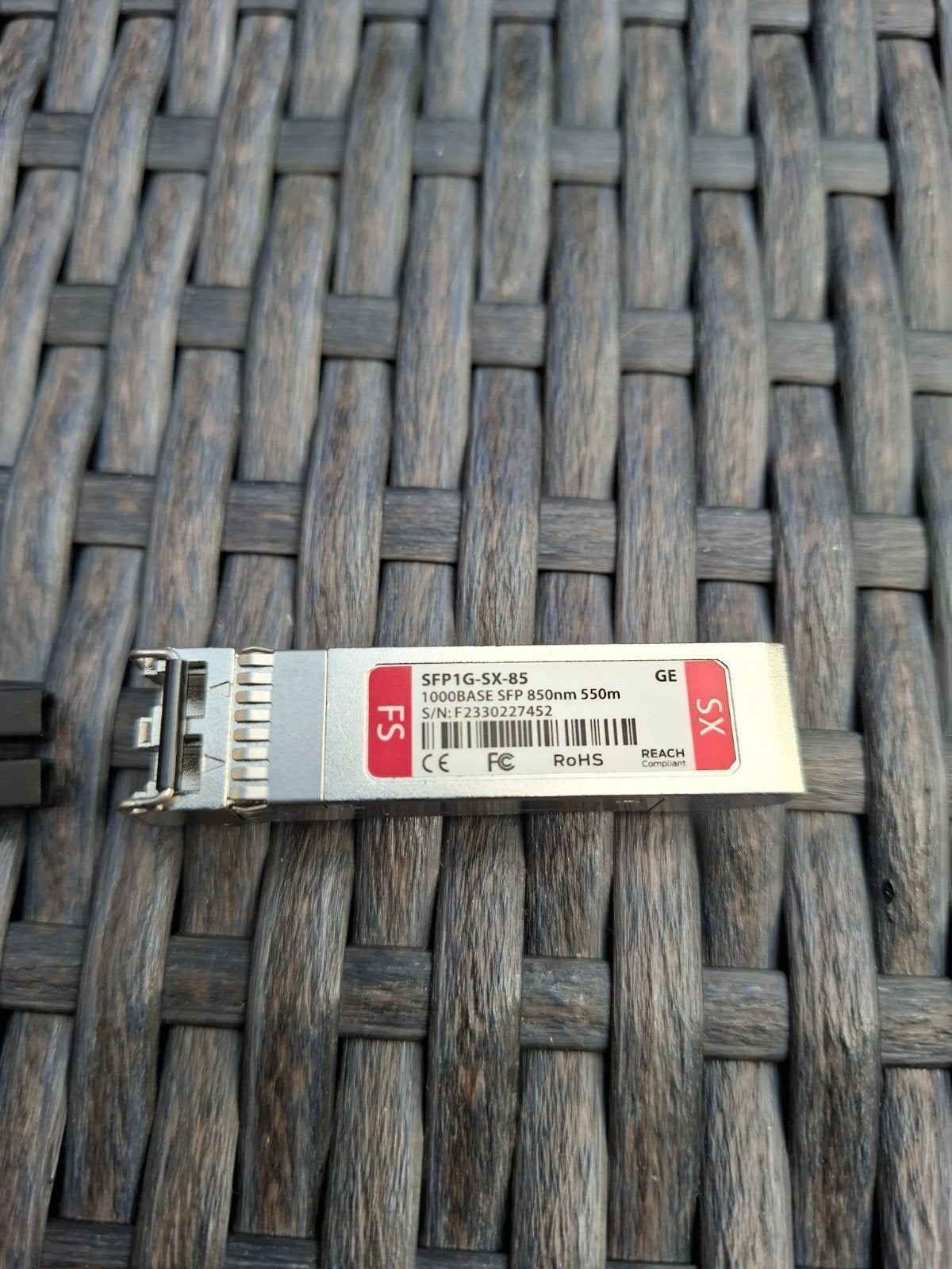 FS SFP1G-SX-85 1000BASE SFP Transceiver 850nm 550m, Ophalen of Verzenden, Gebruikt