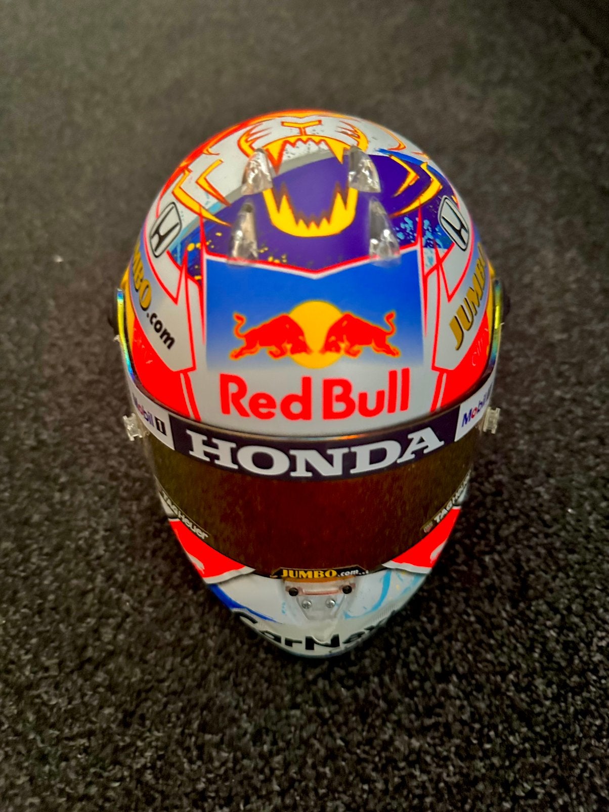 Max Verstappen helm 1:2 Zandvoort 2021 Dutch GP, Ophalen of Verzenden, Nieuw, Formule 1
