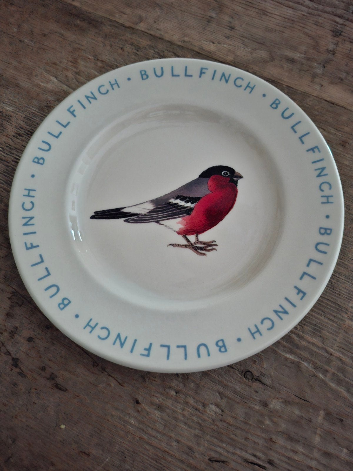 Emma Bridgewater ontbijtbord Bullfinch, Huis en Inrichting, Keuken | Servies, Nieuw, Ophalen of Verzenden, Bord(en), Overige stijlen