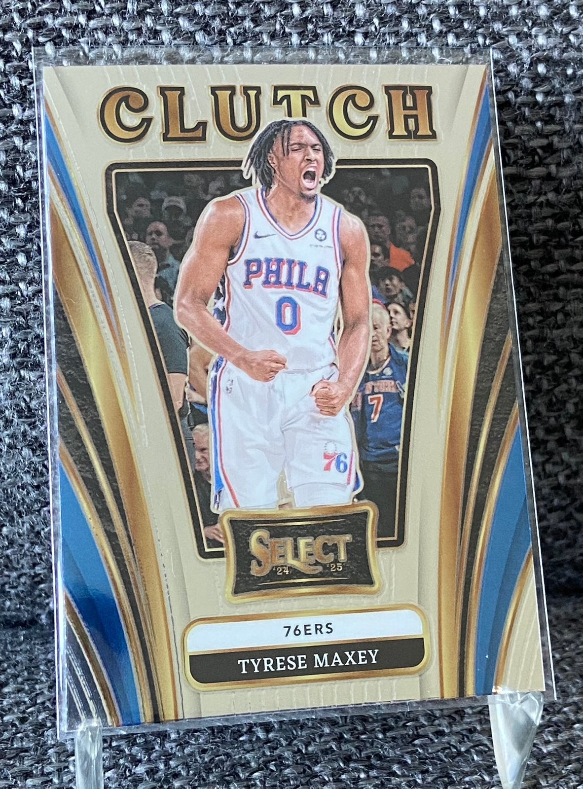 Tyrese Maxey Philadelphia 76’ers insert Panini NBA card, Ophalen of Verzenden, Nieuw, Plaatje