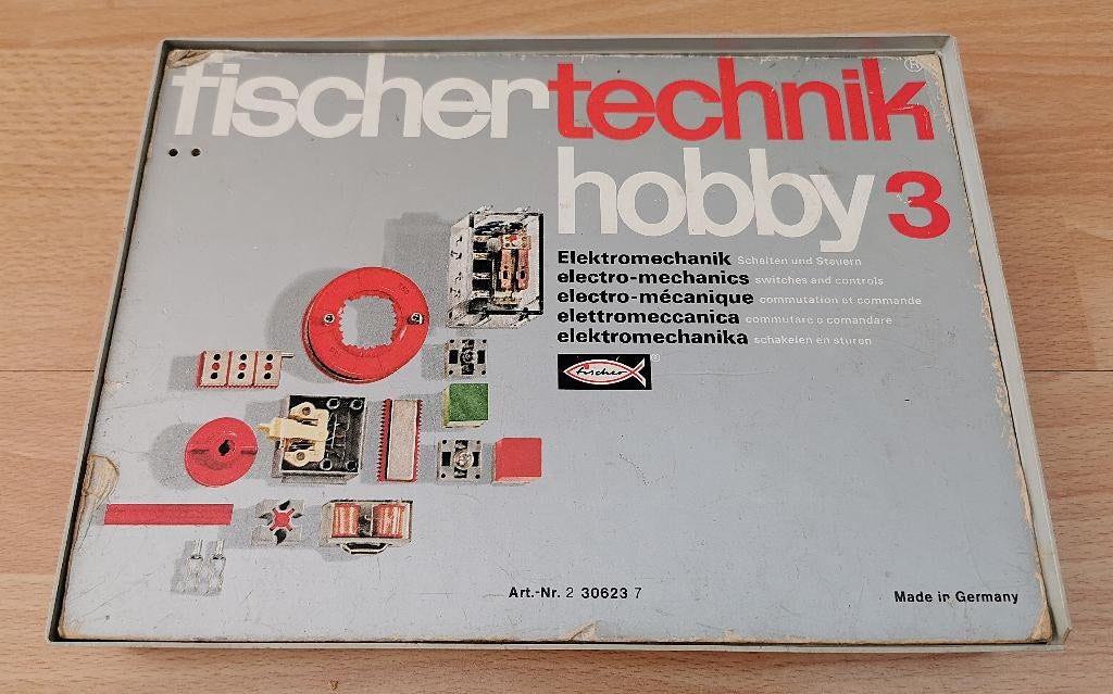 Fischertechnik hobby 3 elektromechanica experimenteerdoos, Hobby en Vrije tijd, Elektronica-componenten, Ophalen of Verzenden