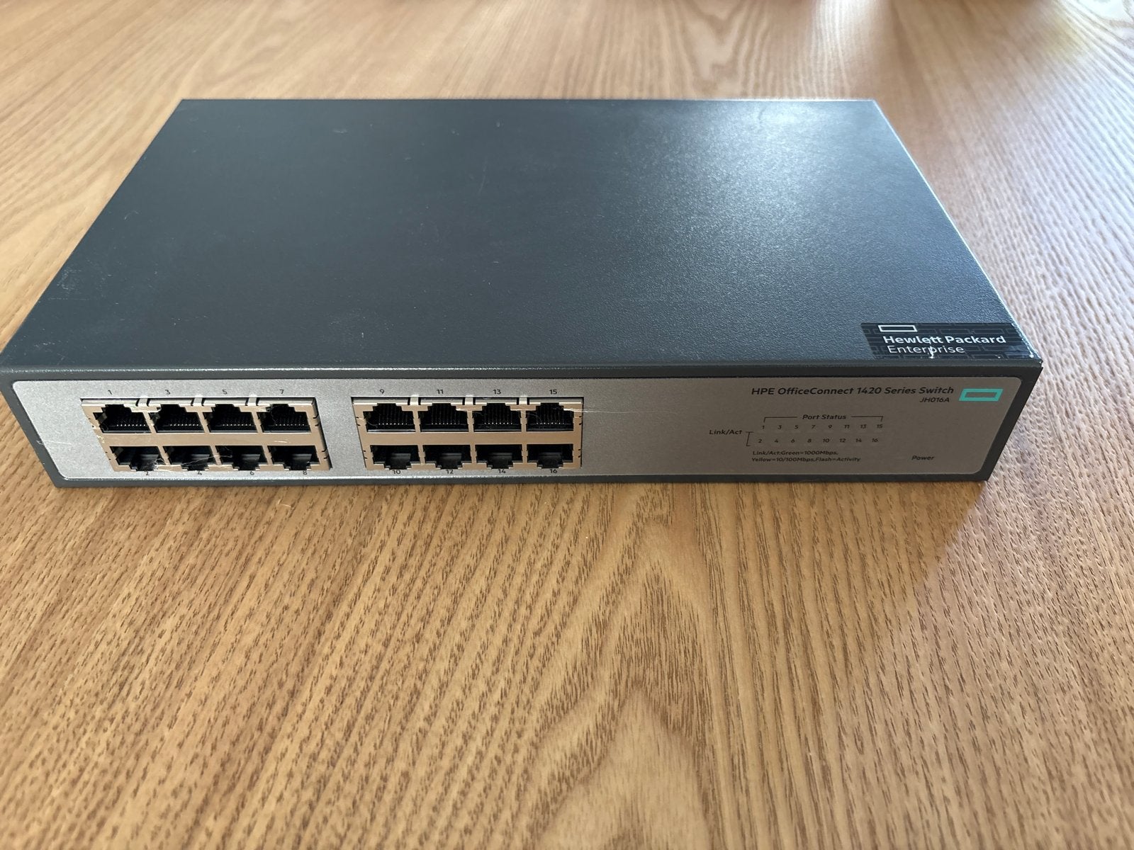 HPE OfficeConnect 1420 16G Switch (JH016A), Ophalen of Verzenden, Zo goed als nieuw