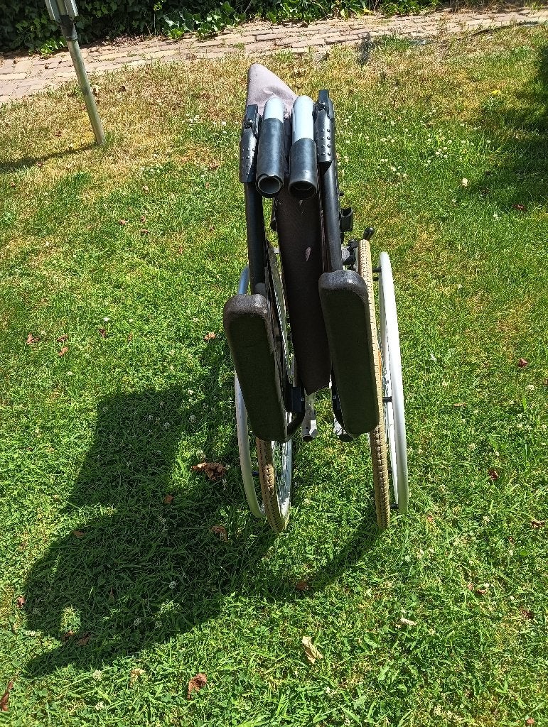 Rolstoel, Diversen, Rolstoelen, Ophalen, Inklapbaar, Gebruikt, Duwrolstoel