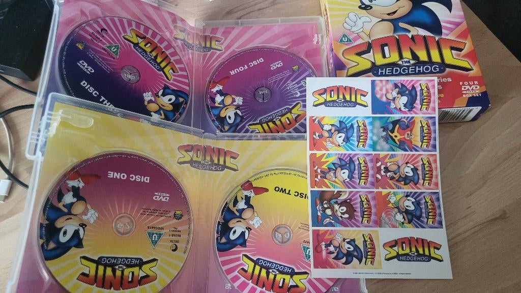 DVD Sonic the Hedgehog Boxset SatAM, Cd's en Dvd's, Boxset, Ophalen of Verzenden, Zo goed als nieuw, Alle leeftijden