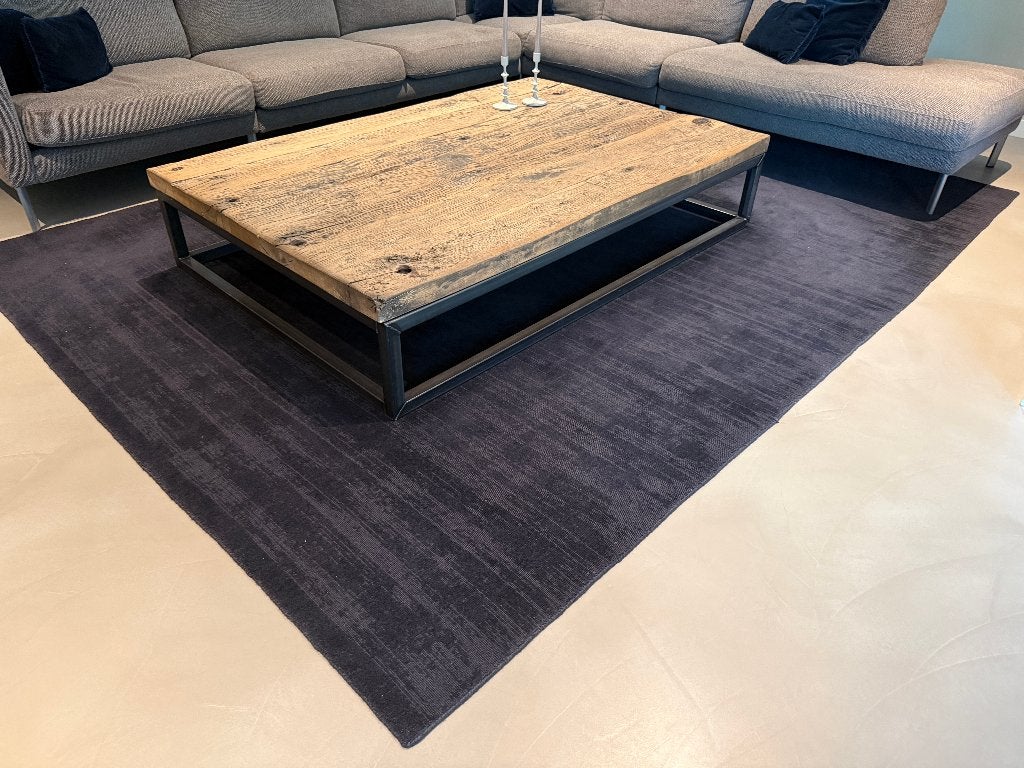 Fabula Living Loke Vloerkleed Antraciet 250x350cm, Ophalen, Gebruikt, 200 cm of meer, 200 cm of meer