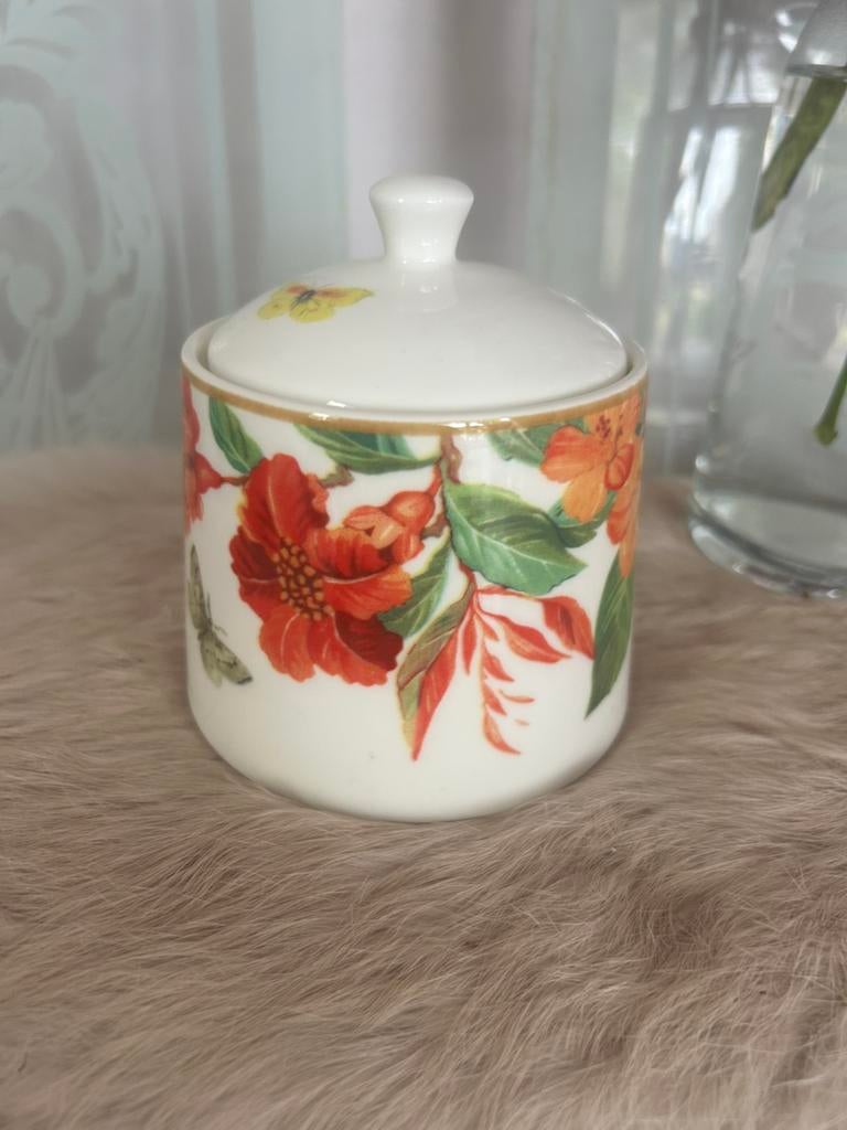 Spode Maui suikerpot met deksel nieuw, Ophalen, Blond Amsterdam, Nieuw, Schaal of Schalen