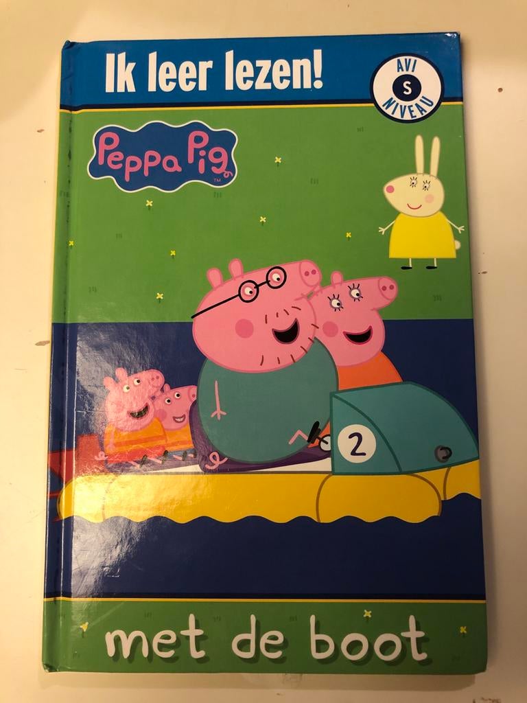 Peppa Pig: Ik leer lezen! met de boot (AVI S), Ophalen of Verzenden, Zo goed als nieuw, Fictie algemeen