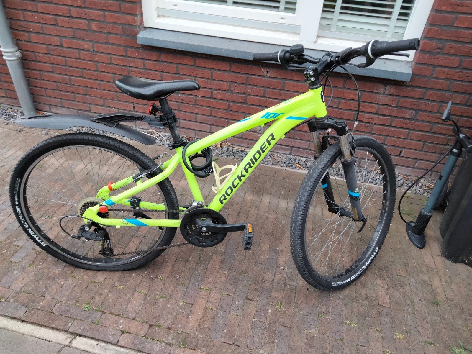 Rockrider ST 100 Mountainbike - 26 INCH, Ophalen, Gebruikt, Velgrem, Overige merken