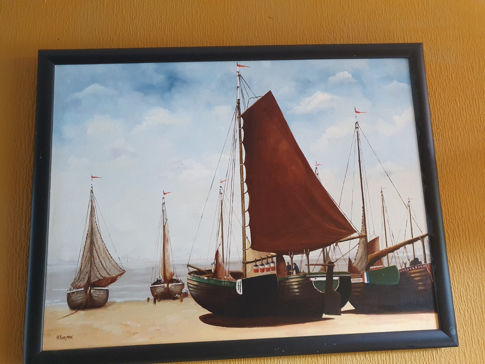 mooi schilderij naar bomschuit sophie, Ophalen