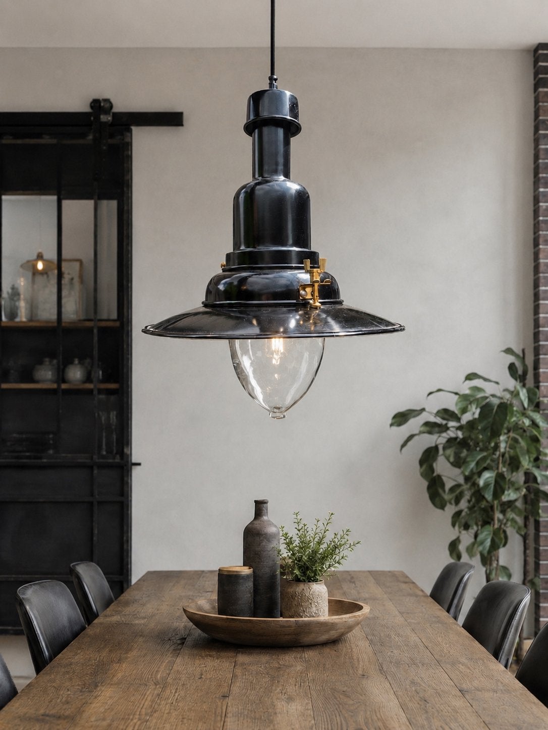 Vintage Ikea OTTOVA hanglamp, Huis en Inrichting, Lampen | Hanglampen, Ophalen of Verzenden, Zo goed als nieuw, Industrieel, Metaal