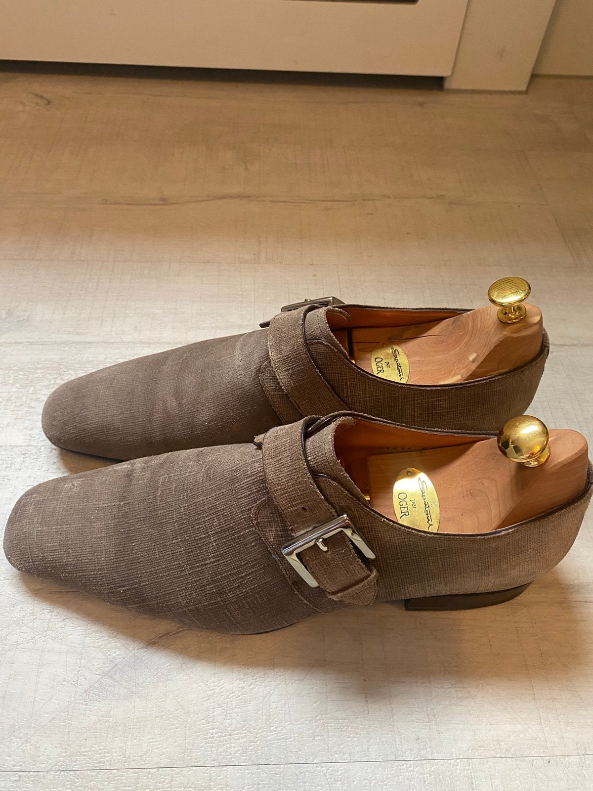 Santoni nette werkschoen heren, Verzenden, Zo goed als nieuw, Overige kleuren