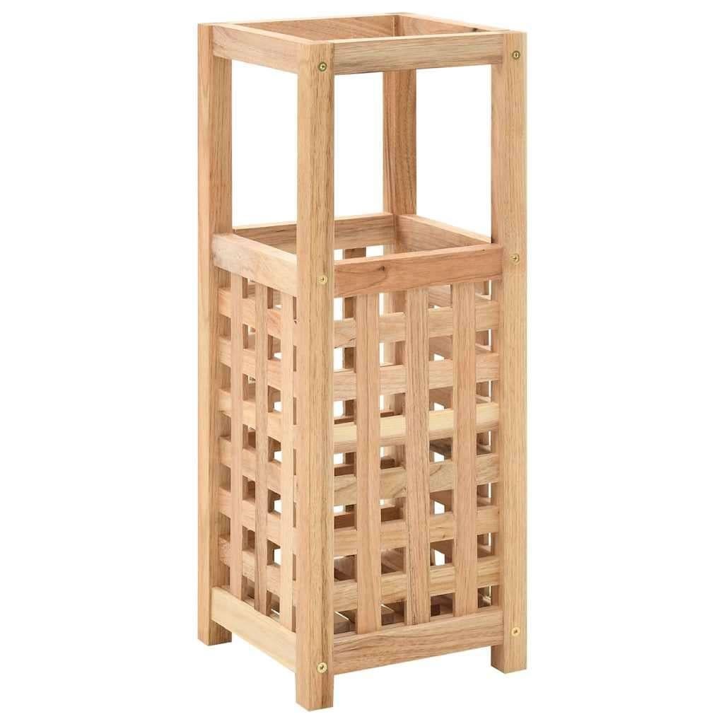 Nieuwe Paraplubak 18x18x50 cm massief walnotenhout, Ophalen, Nieuw, Hout