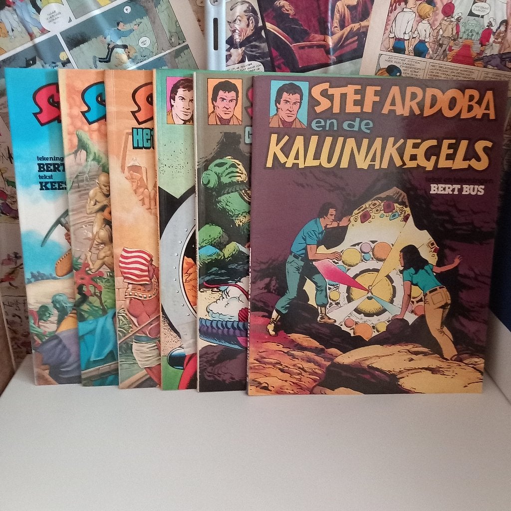 Stef ardoba, Boeken, Ophalen, Bert Bus, Zo goed als nieuw, Meerdere stripboeken