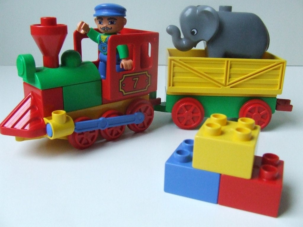 Duplo set 3770–Mijn eerste trein / My First Train (compleet), Gebruikt, Ophalen of Verzenden, Compleet, Duplo
