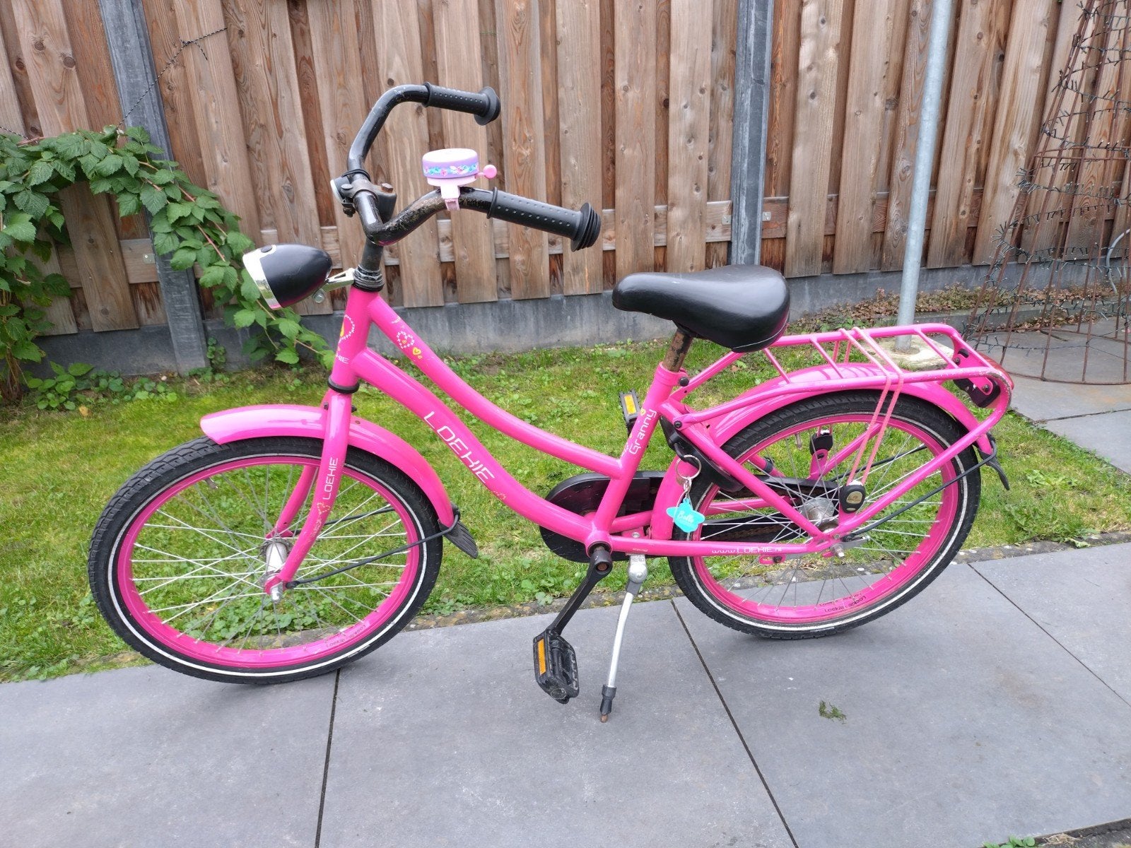 Meisjesfiets 20 inch  Loekie Granny, Ophalen, Terugtraprem, Gebruikt, Loekie Granny