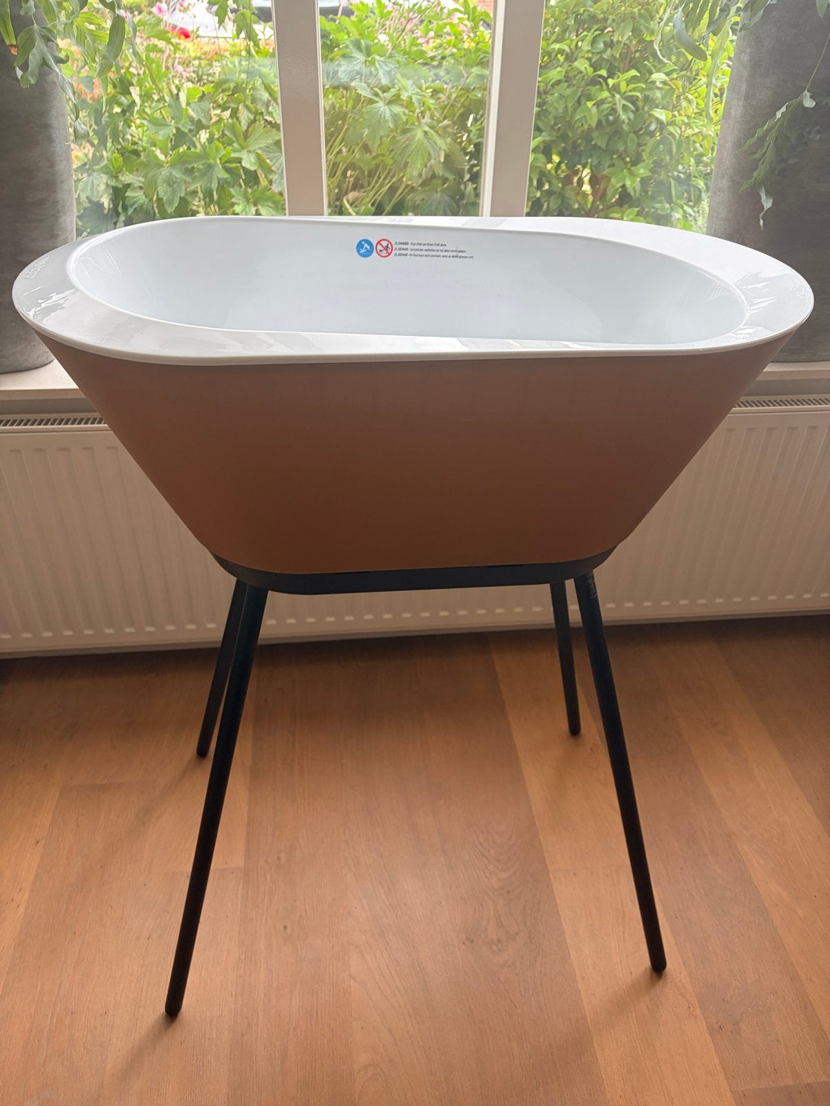 We Too badset zwart met cognac - Uitstekende staat, Kinderen en Baby's, Badjes en Verzorging, Zo goed als nieuw, Badje, Standaard