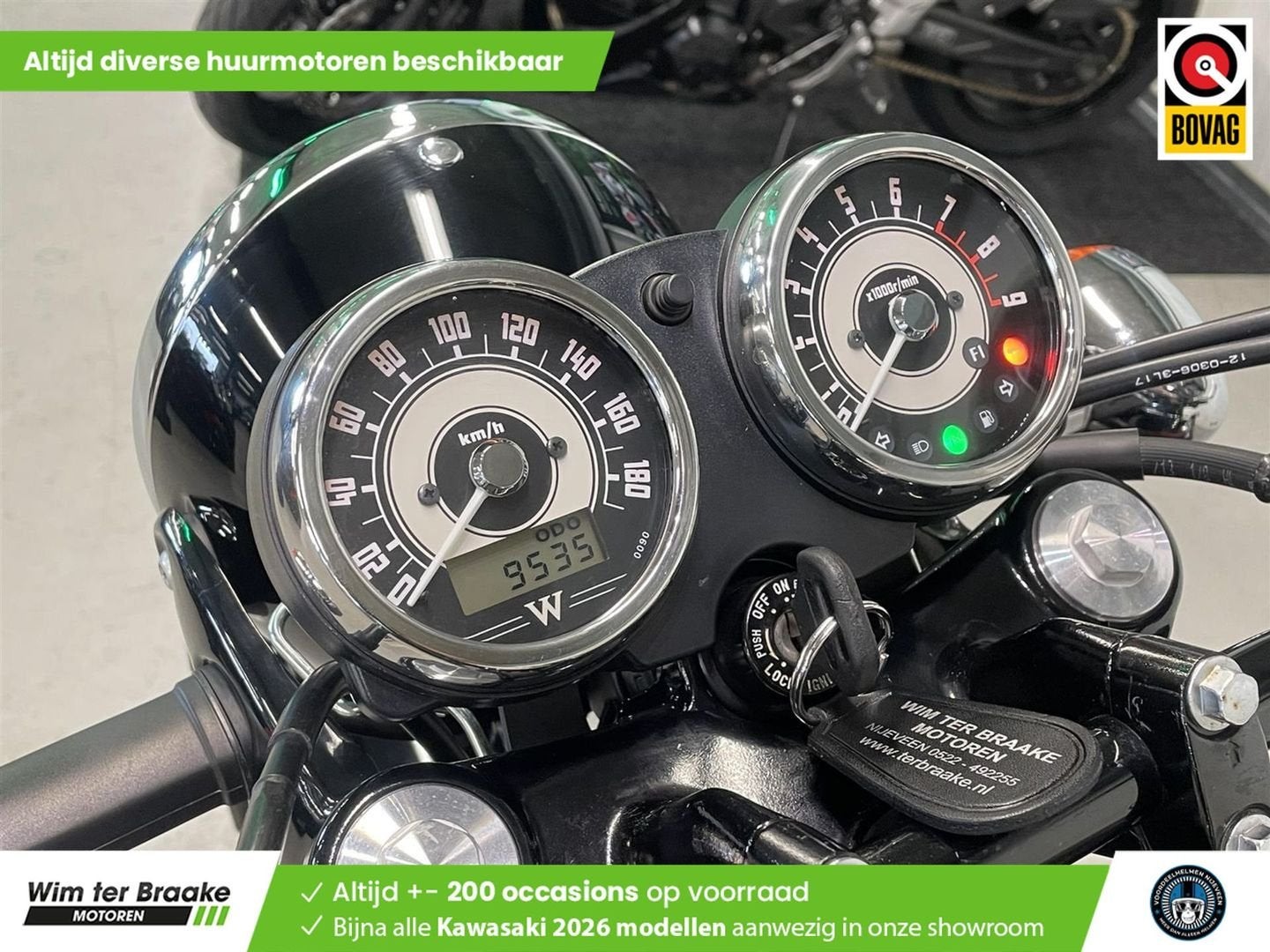 Kawasaki W 800 (bj 2014), Motoren, 2 cilinders, Kawasaki, Bedrijf, Onbekend