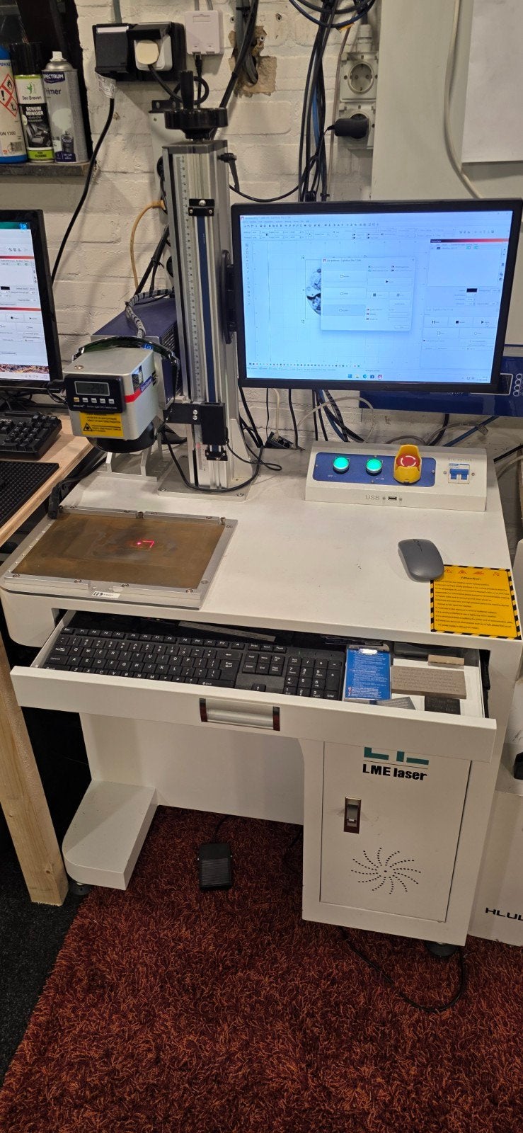 5Watt UV graveerlaser, Ophalen of Verzenden, Zo goed als nieuw