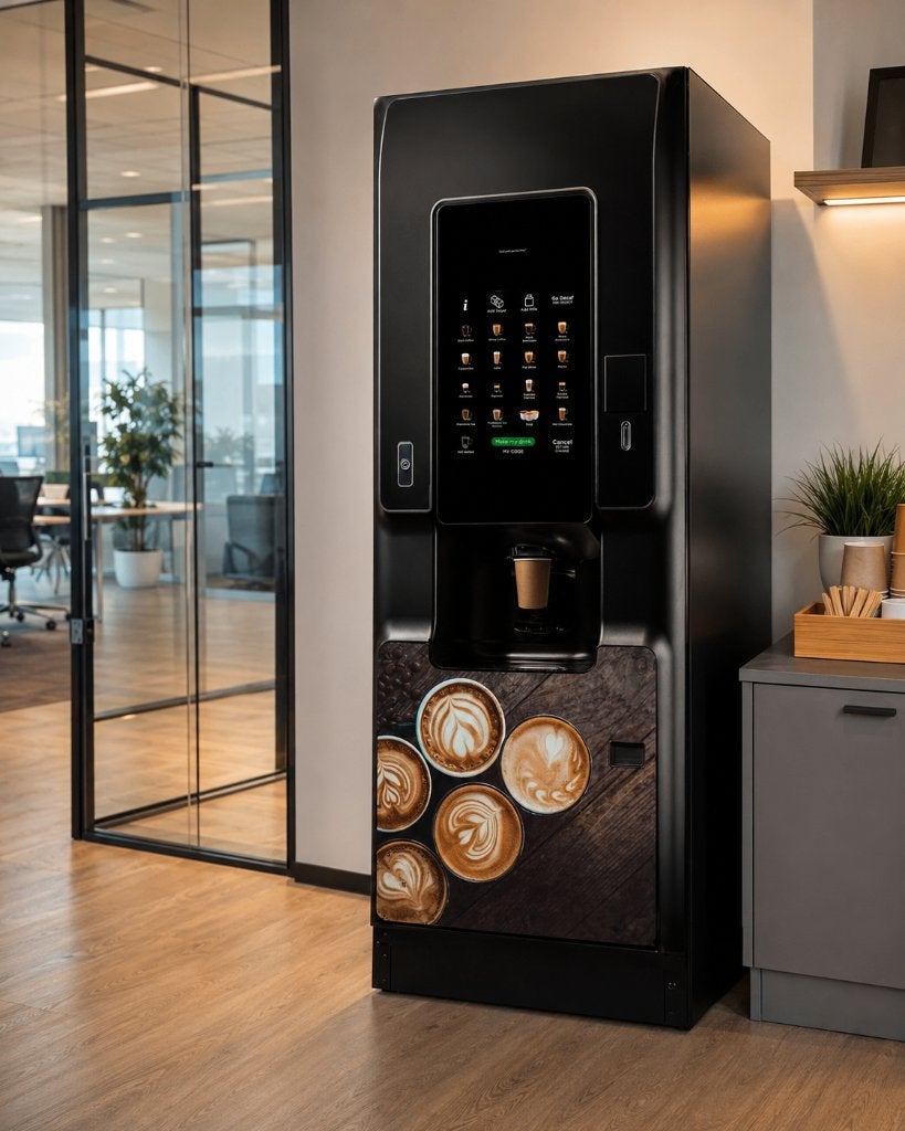 Koffieautomaat | Full service | kantoor | distributie, Ophalen, Vending Master, Info@vendingmaster.nl, Nieuw
