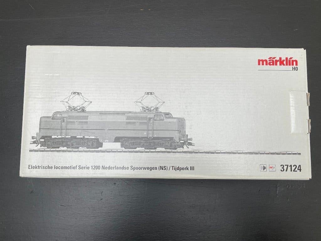 Märklin 37124 E-Loc NS Serie 1200 Tijdperk III Mfx Sound, Hobby en Vrije tijd, Modeltreinen | H0, Overige merken, Wisselstroom