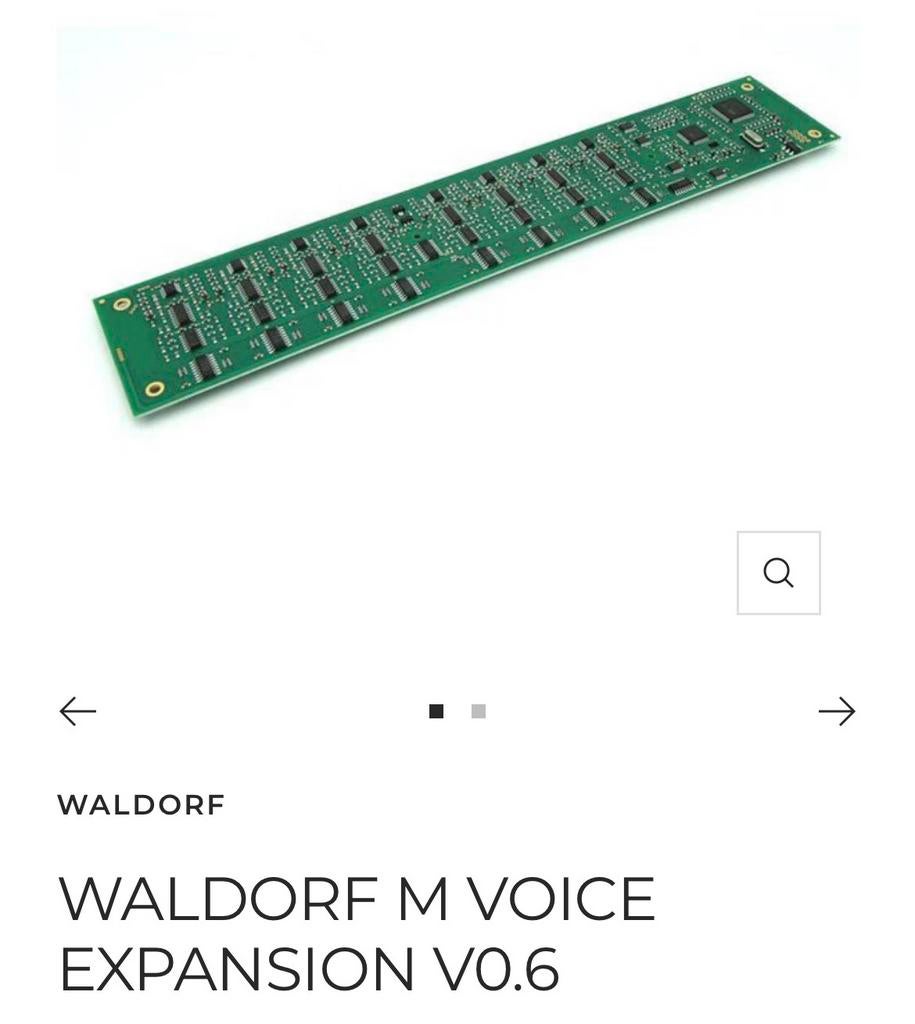Waldorf M Voice Expansion V0.6 - Uitbreiding voor Waldorf M, Muziek en Instrumenten, Synthesizers, Ophalen of Verzenden, Nieuw