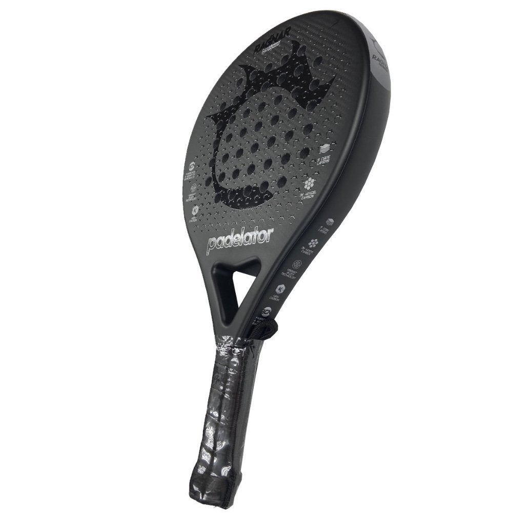 Padelator Rägnar Black | 3K Carbon | Control & Spin, Ophalen of Verzenden, Nieuw, Padelracket