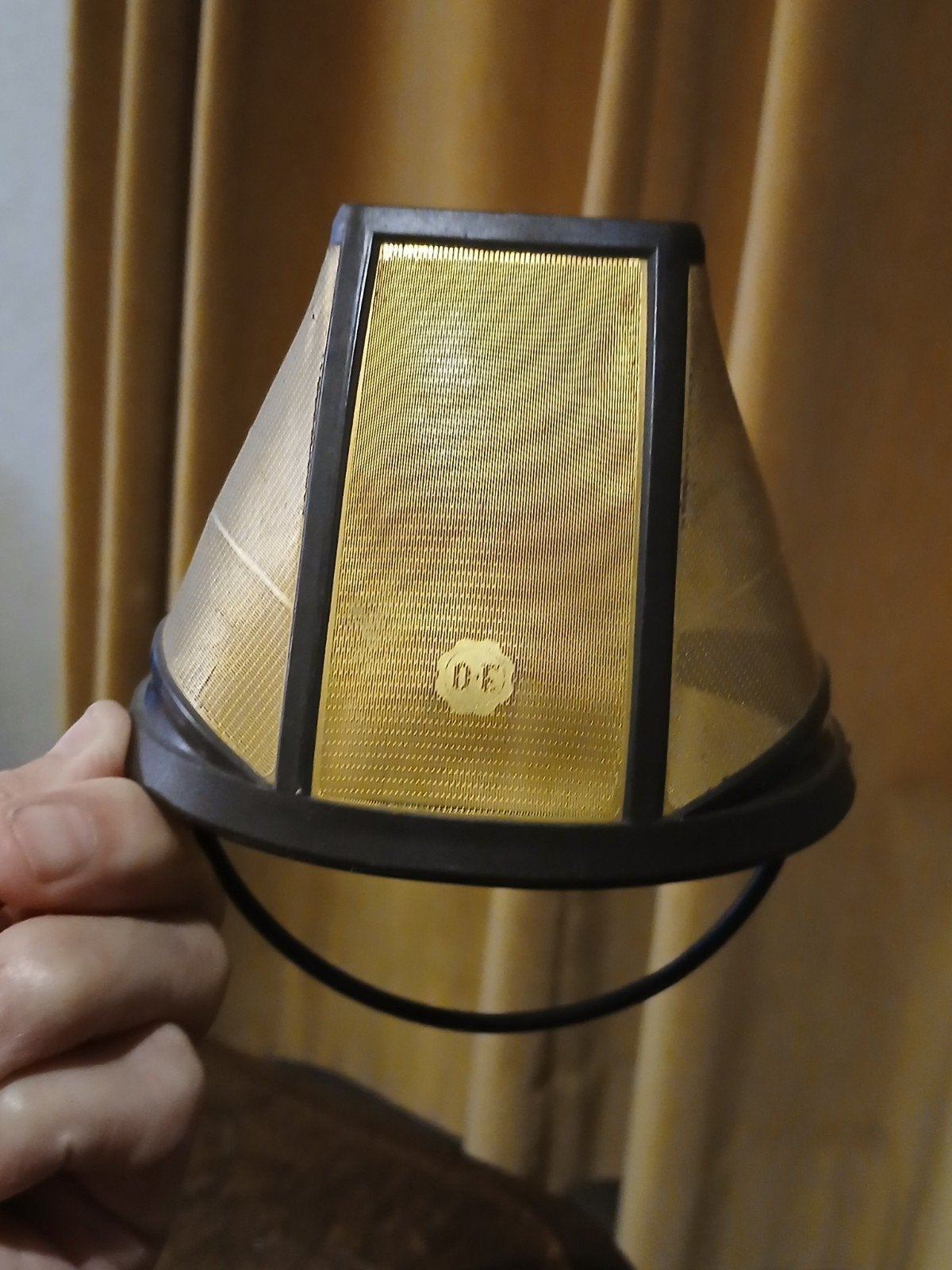 VINTAGE KUNSTOF D.E KOFFIEFILTER. Z.G.S., Ophalen of Verzenden, Gebruikt, Gebruiksvoorwerp
