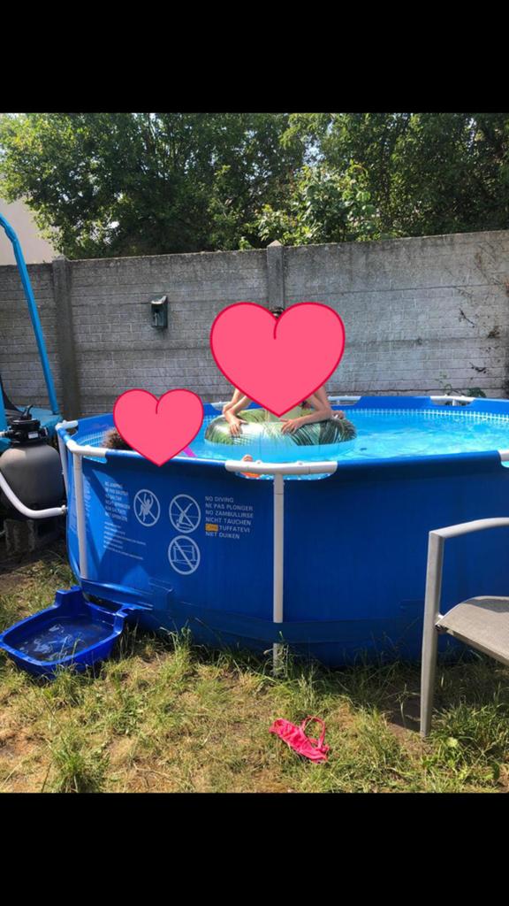 Zwembad, Ophalen, Minder dan 80 cm, Rond, 300 cm of meer