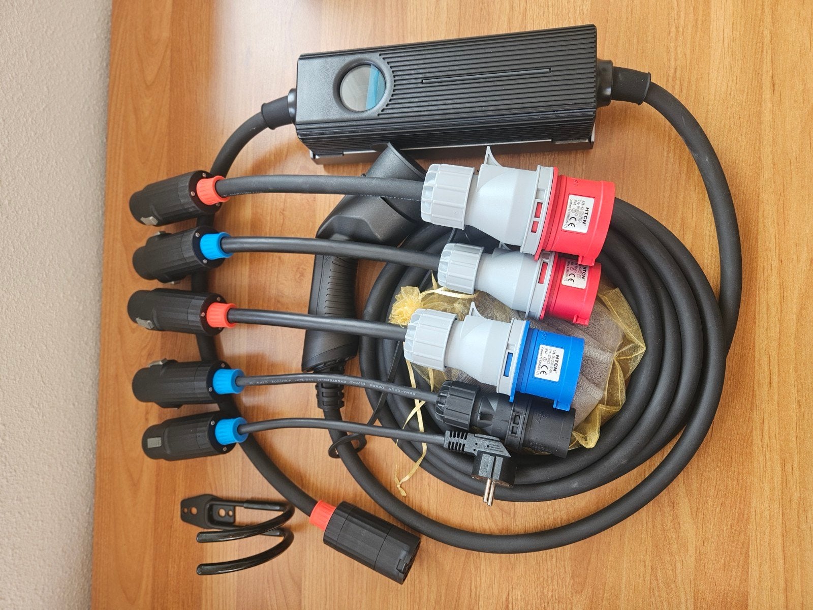 EVSE Draagbare Laadkabel Set met Adapters, Ophalen of Verzenden, Nieuw, Laadpaal en Laadkabel