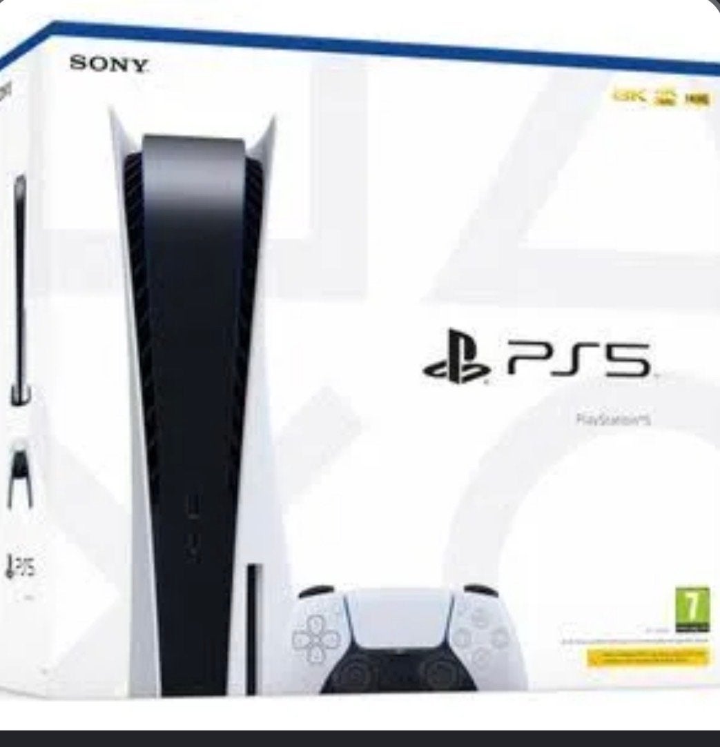 PS5 Disc Edition met 2 controllers, 3 games, monitor en race, Ophalen, Overige genres, 2 spelers, Zo goed als nieuw