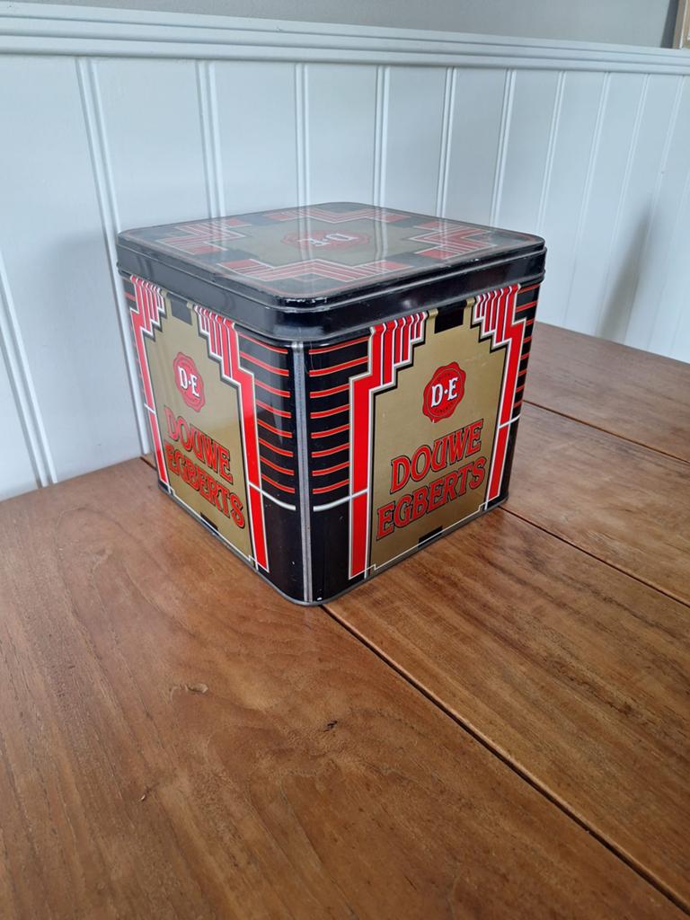 Blik Douwe Egberts, Antiek en Kunst, Ophalen of Verzenden