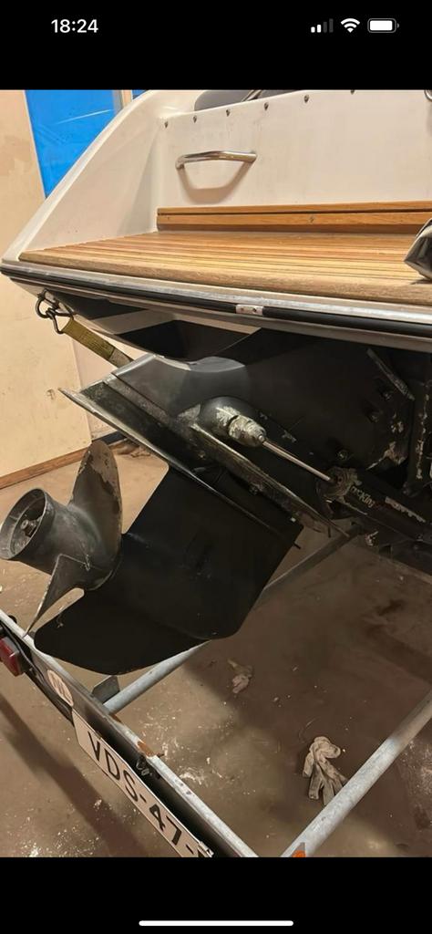 Omc king cobra, Ophalen, Zo goed als nieuw, Motor en Techniek, Motorboot
