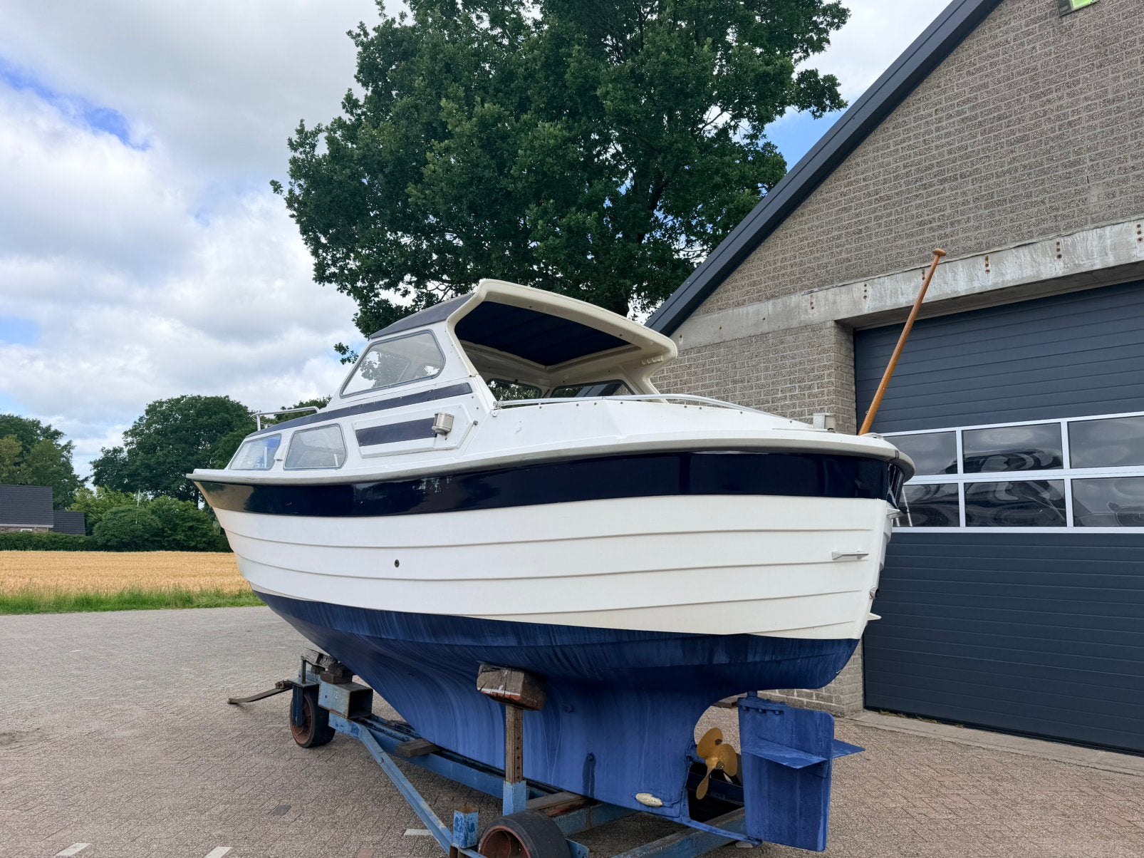 Saga 24 Noorse Spitsgatter - 50PK Volvo Penta diesel, Watersport en Boten, Ophalen, Binnenboordmotor, Diesel, Zo goed als nieuw