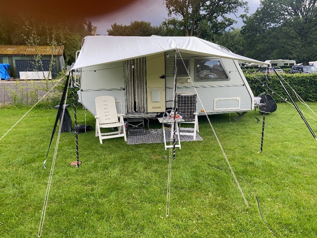 Caravan luifel, Ophalen, Nieuw
