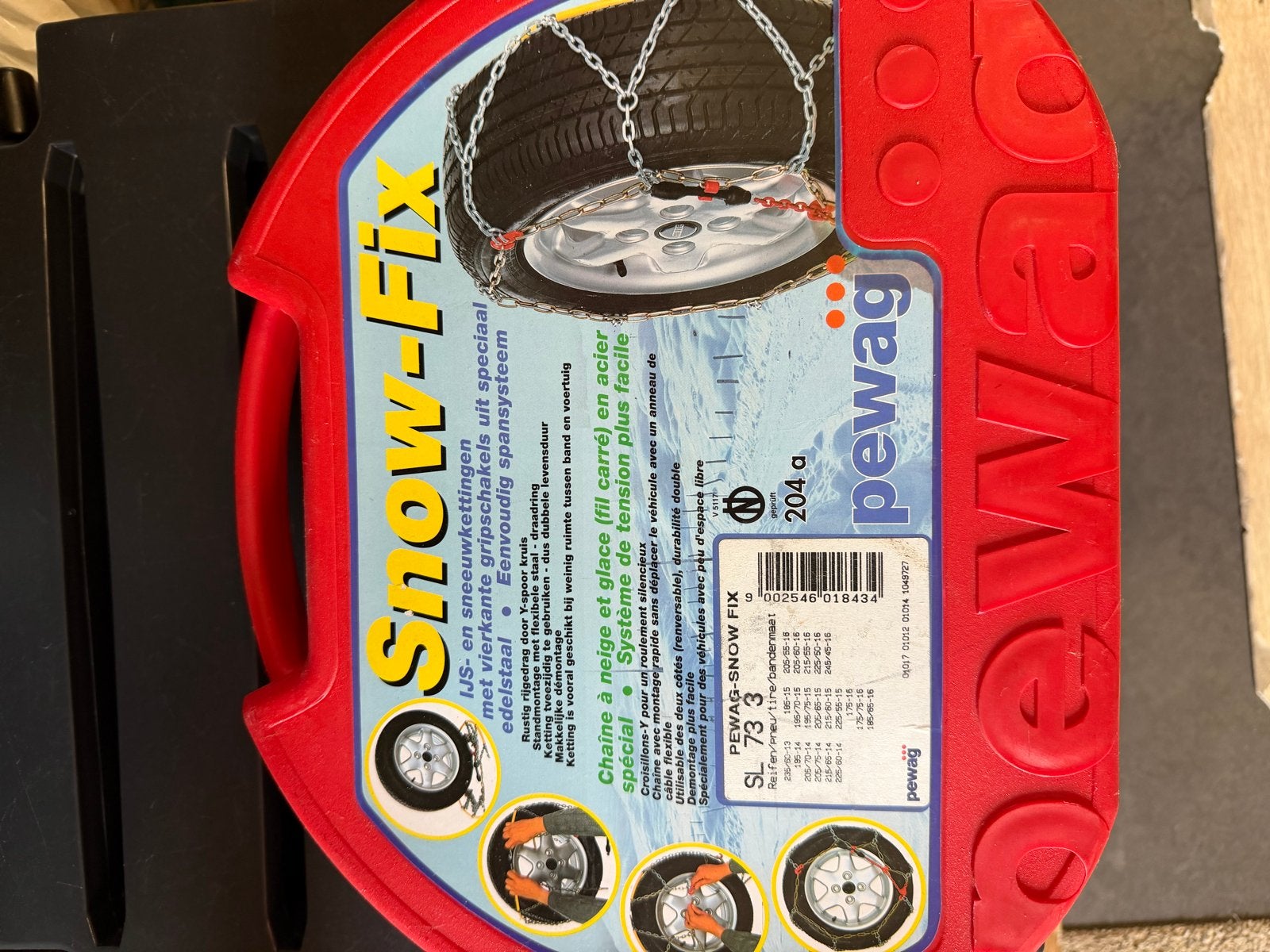 Pewag Snow-Fix sneeuwkettingen voor diverse bandenmaten, Ophalen of Verzenden, Gebruikt