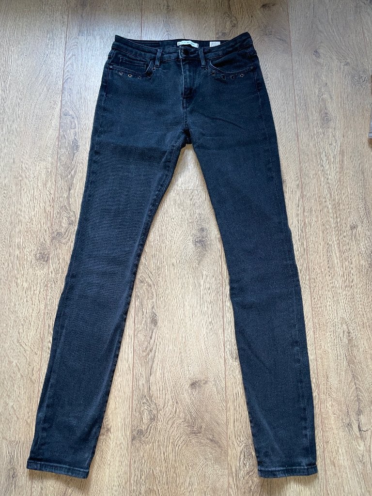 TOMMY HILFIGER donker grijze jegging fit spijkerbroek mt 29, Zwart, Ophalen of Verzenden, Zo goed als nieuw, W28 - W29 (confectie 36)