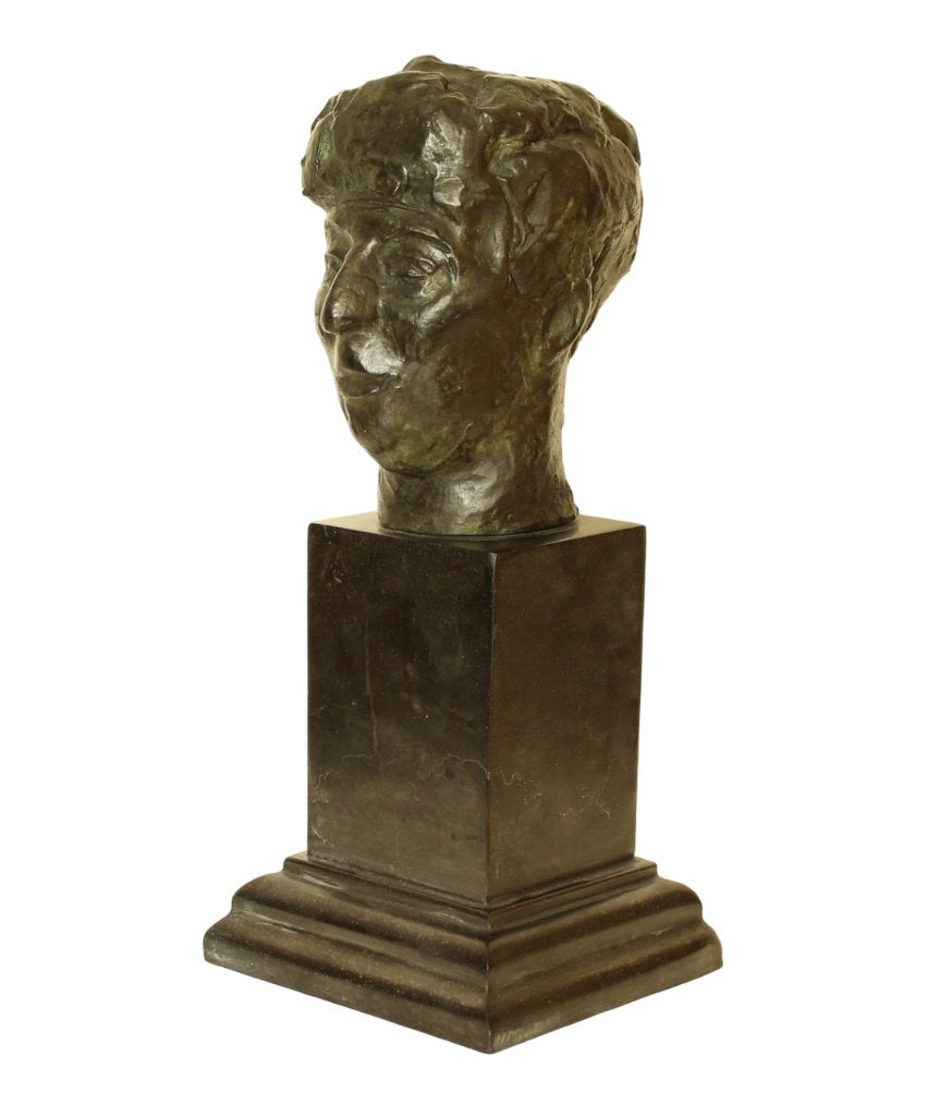 BRONZEN BEELD Charlotte van Pallandt TRUUS TROMPERT, Ophalen, Brons, Beeld