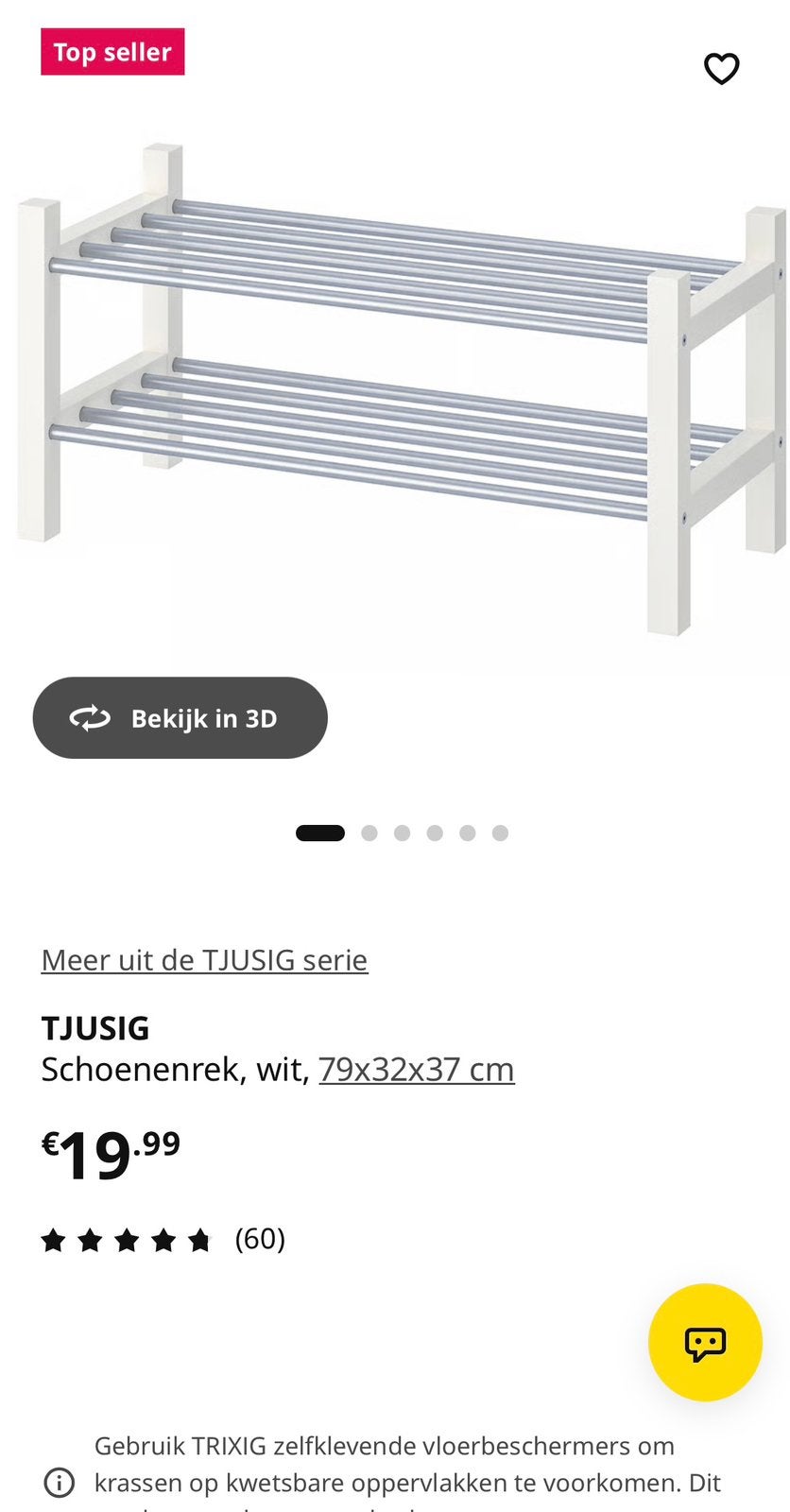 Schoenen-rek Ikea, Ophalen, Zo goed als nieuw